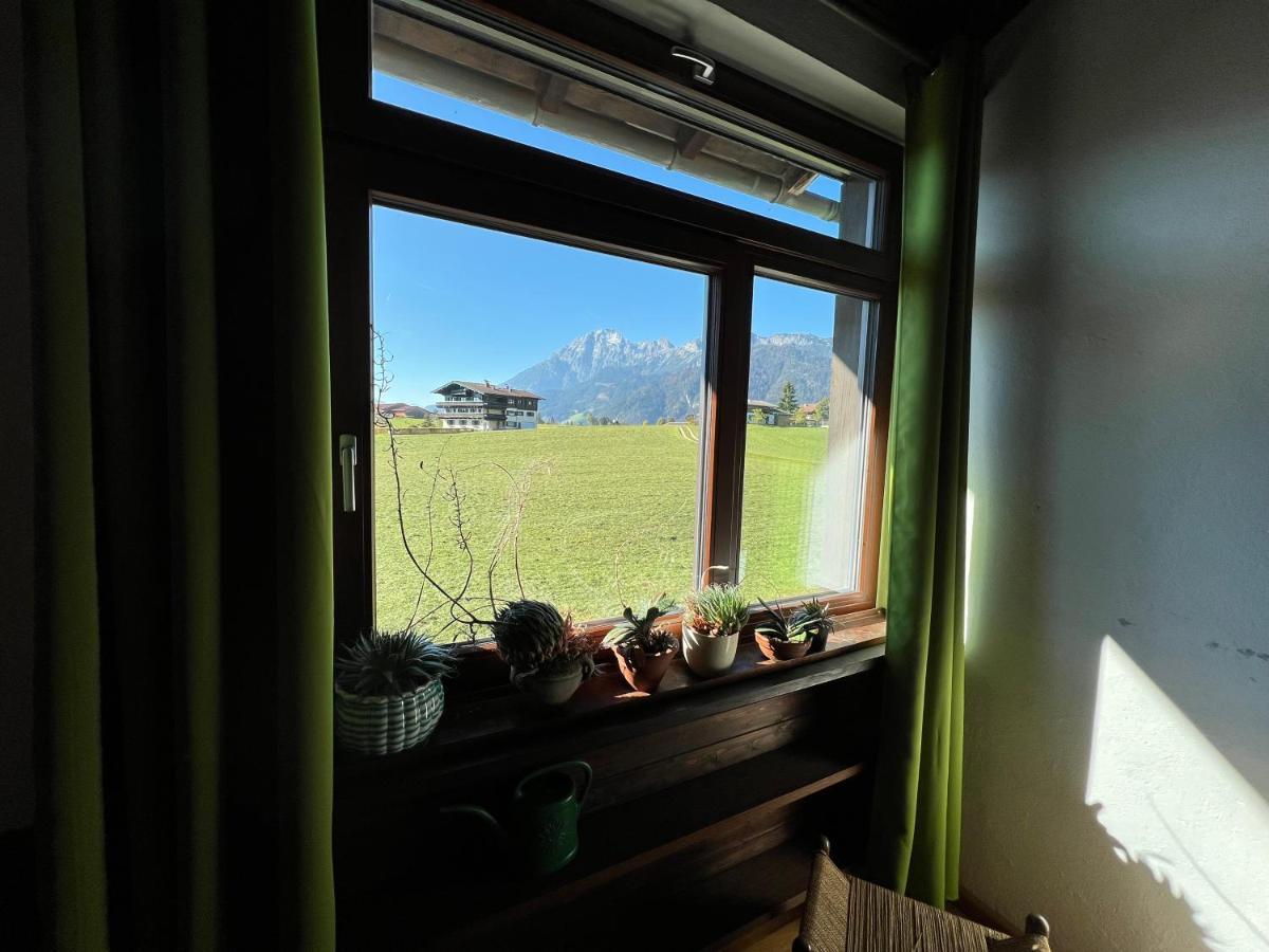 Appartamento Haus Im Gruenen Saalfelden Esterno foto